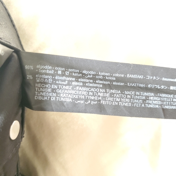 ZARA | NWT The Dreed Flare Cropped High Rise Slim Denim Jeans (Size 2) - Picture 8 of 8